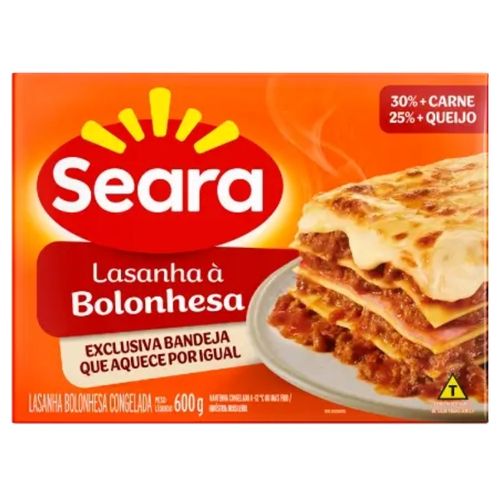 Lasanha Seara Bolonhesa 600G