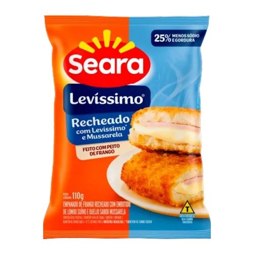 Empanado de Frango Seara Recheado Levissimo 110G