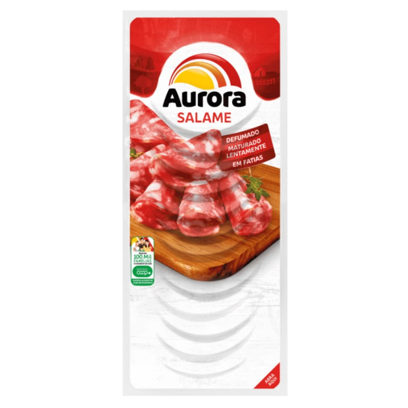 Salame-Aurora-Fatiado-100G