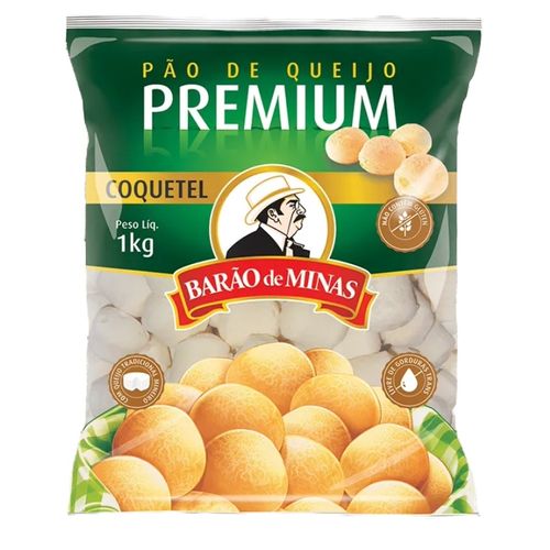 Pao Queijo Barao de Minas Premium 1KG