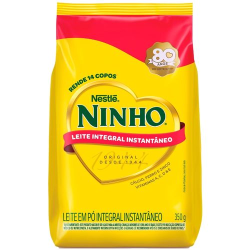 Leite em Po Ninho Integral Instantaneo Sache 350G