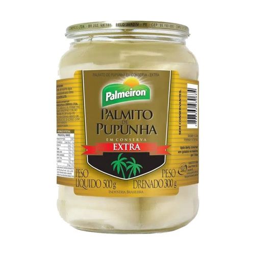 PALMITO PUPUNHA PALMEIRON CONS.EXTRA 300G