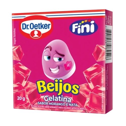 Gelatina Dr.Oetker Beijos Fini 20G