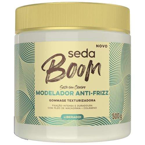 Gommage Text. Seda Boom Modeladora AntiFrizz 500G