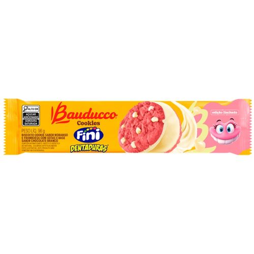 Biscoito Bauducco Cookies Maxi Dentadura 96G