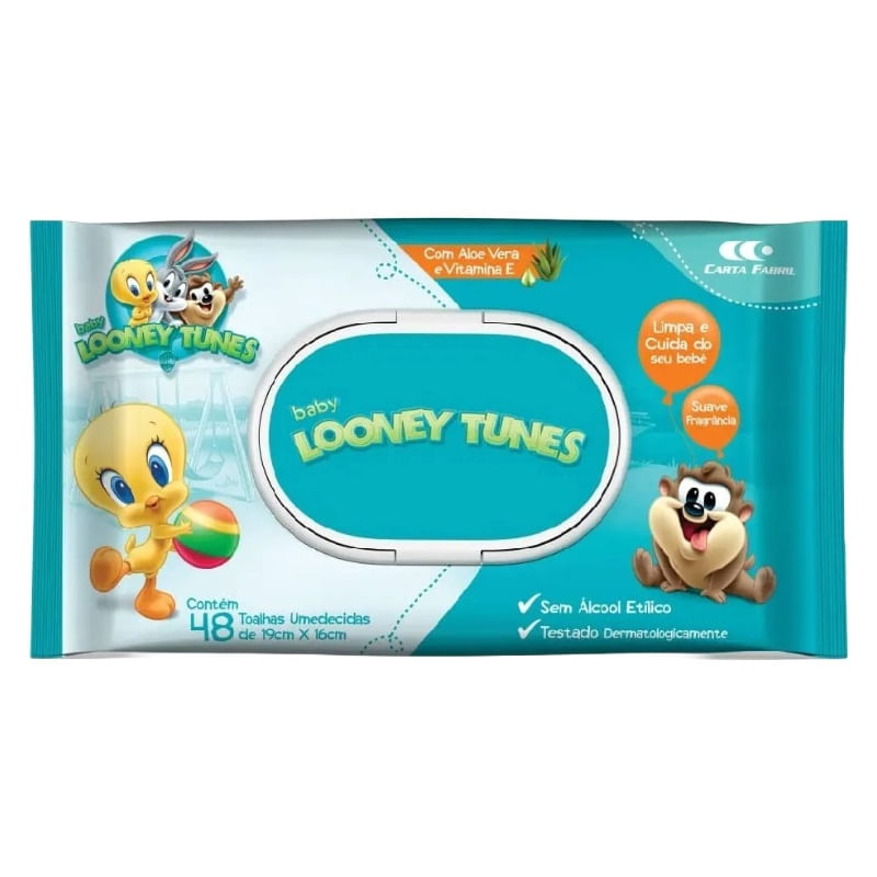 Toalha-Umededecida-Baby-Looney-Tunes-C-48