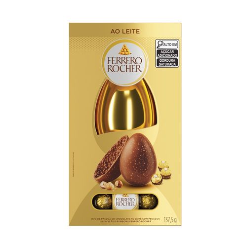 Ovo Chocolate Ferrero Rocher Cx 137,5G