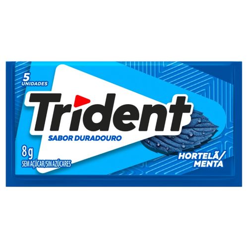 Chiclete Trident Hortela UNIDADE