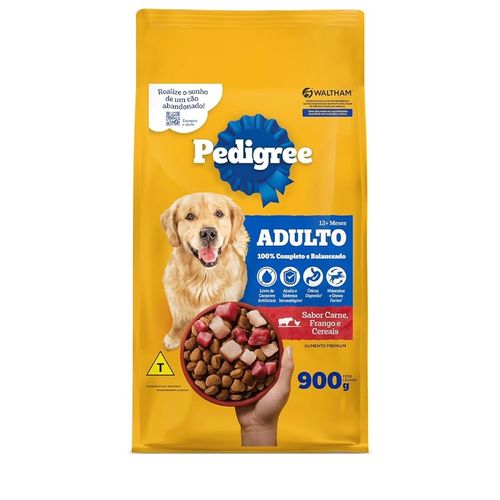 Racao P/Cao Pedigree Carne/Frango Adulto 900G