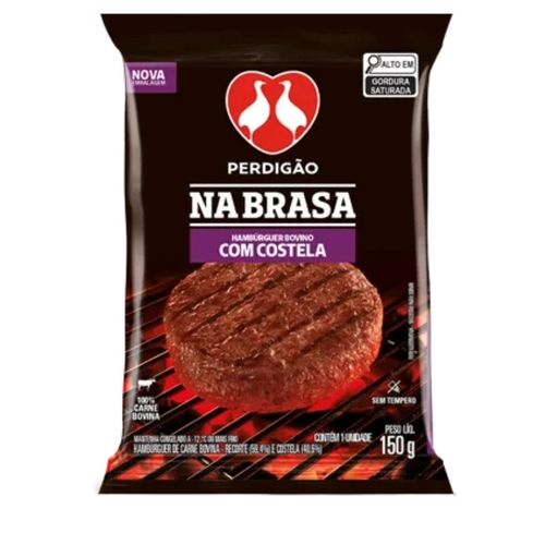 Hamburguer Perdigao Na Brasa Costela 150G