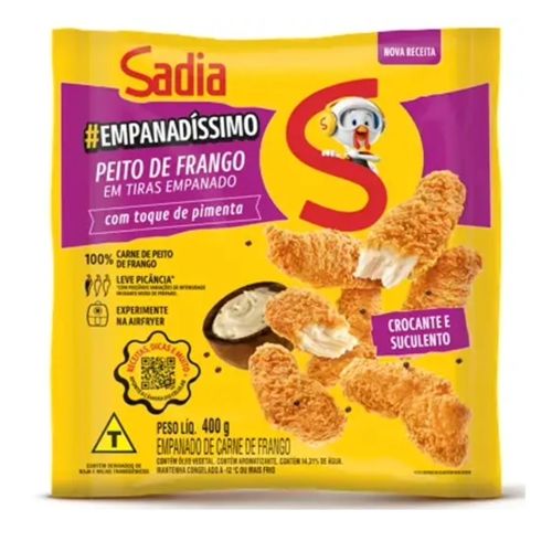 Peito de Frango Sadia Empanadissimo 400G