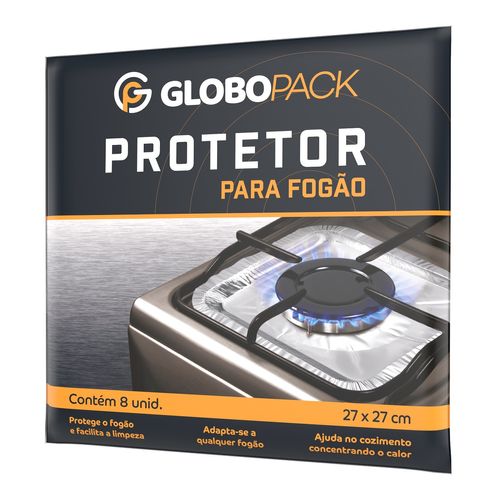 Protetor De Fogao Globopack 27Cm C/8