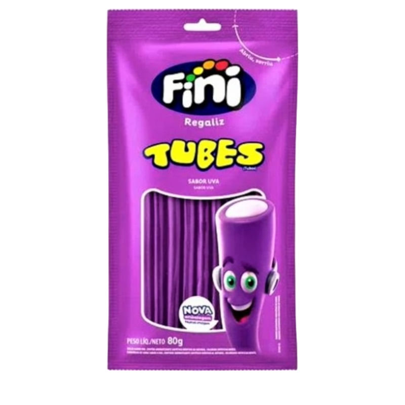 Balas-Fini-Gelatina-Tubes-Uva-80G