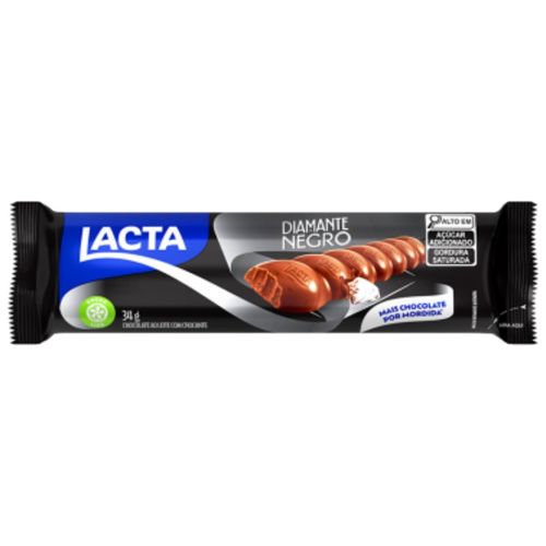 Chocolate Em Barra Lacta Diamante Negro 34G