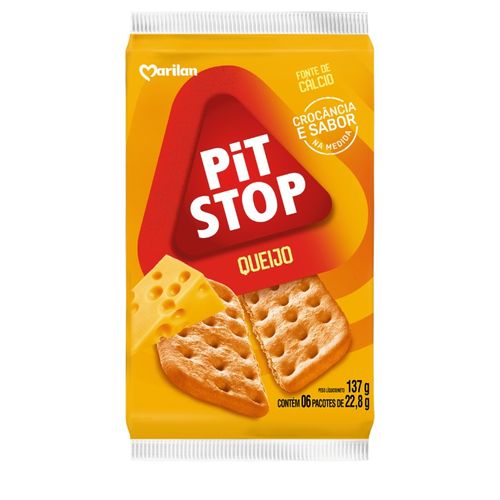 Biscoito Pit Stop Queijo 137G