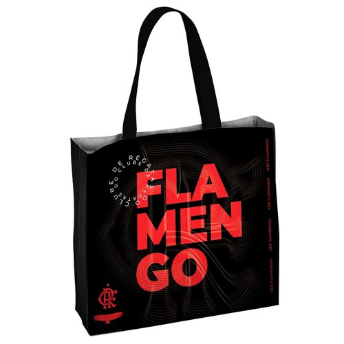 Sacola Retornavel Flamengo Preta UNIDADE