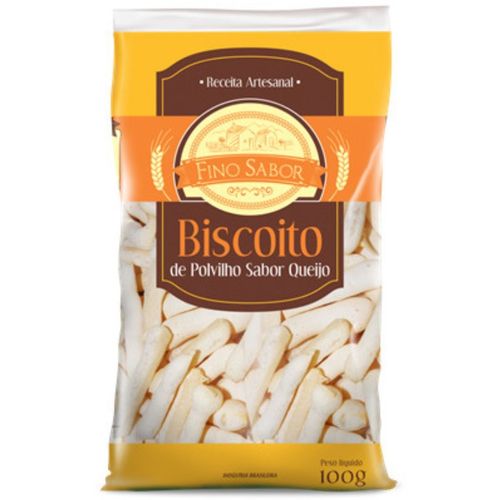 Biscoito Polvilho Fino Sabor Queijo 100G