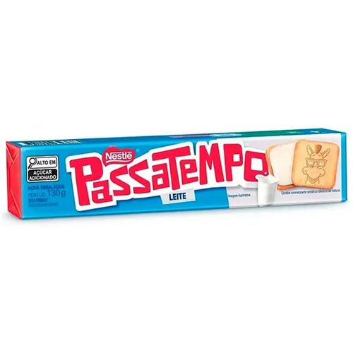 Biscoito Passatempo Recheado Leite 130G