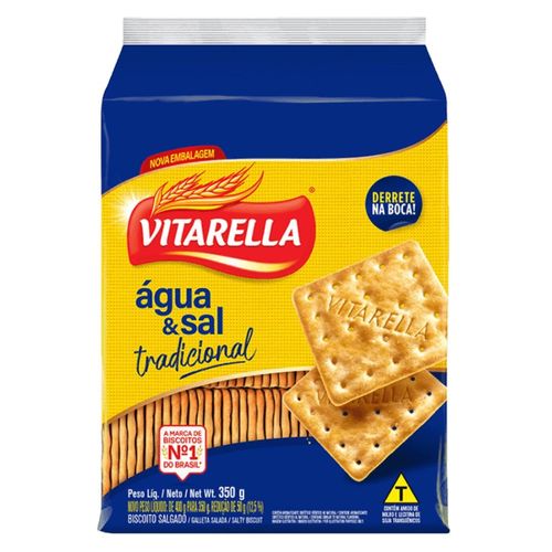 Biscoito Vitarella Agua E Sal 350G