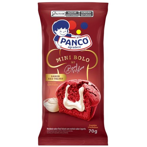 Bolo Panco Red Velvet 70G