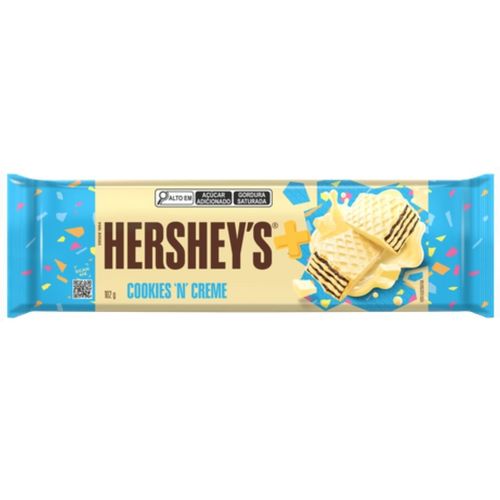 Chocolate Wafer Hershey's Mais Cookies Cream 102G