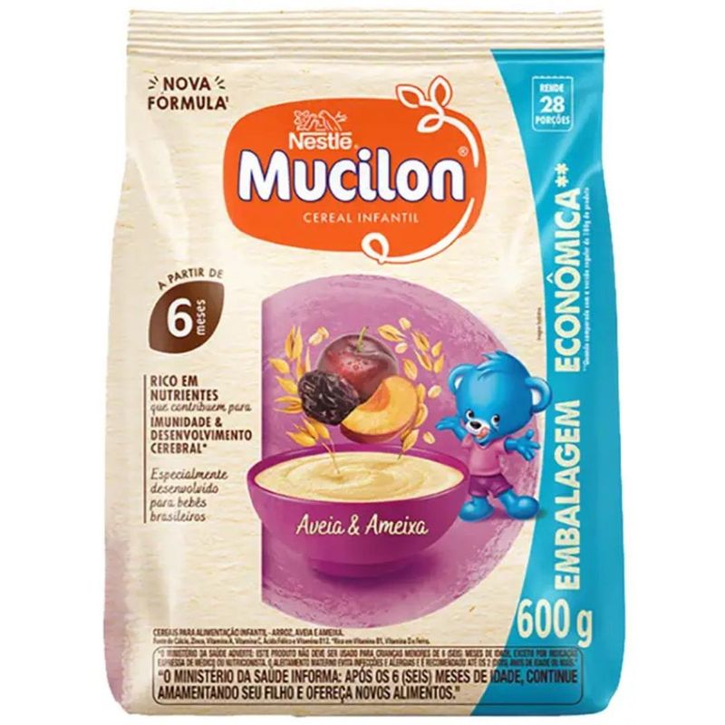 Mucilon-Ameixa-e-Aveia-Sache-600G