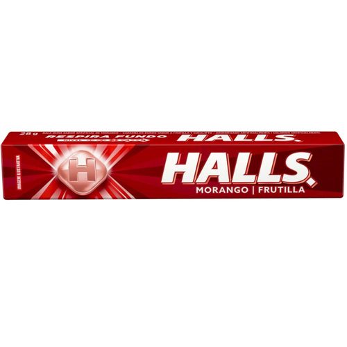 Bala Halls Morango 28G