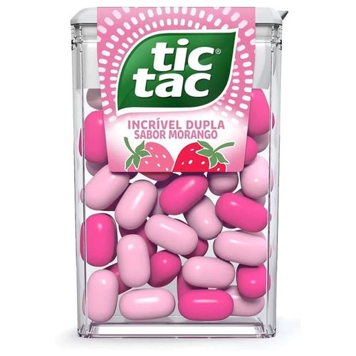 Bala Tic Tac Morango 14G