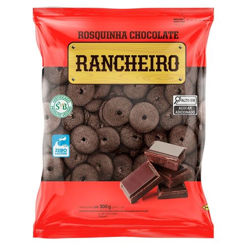Biscoito Rancheiro Rosca Chocolate 300G