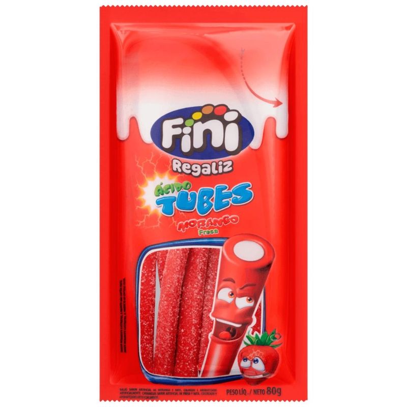 Balas-Fini-Gelatina-Tubes-Citrico-Morango-80G