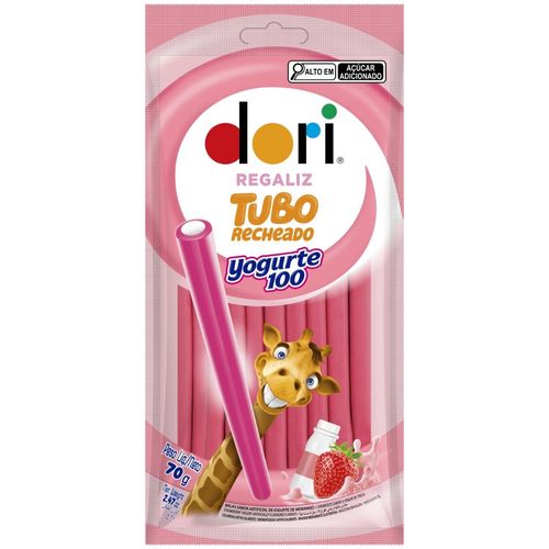 Balas Dori Regaliz  Tubo Iogurte 70G