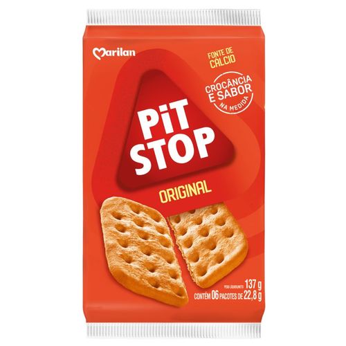 Biscoito Pit Stop Original 137G