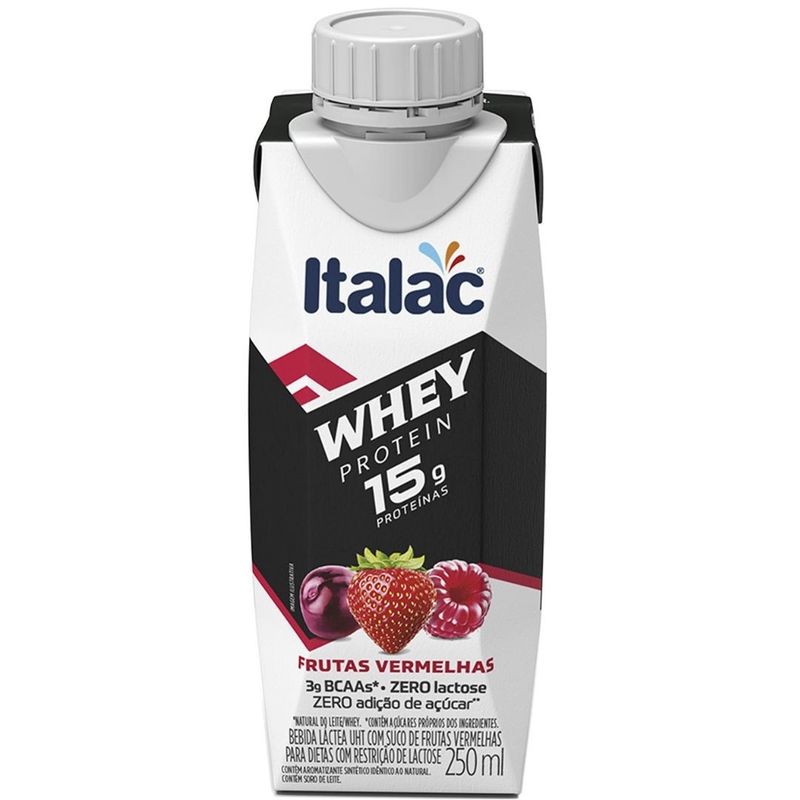 Bebida-Lactea-Italac-Whey-Protein-Frutas-Vermelhas-Zero-Lactose-250ML