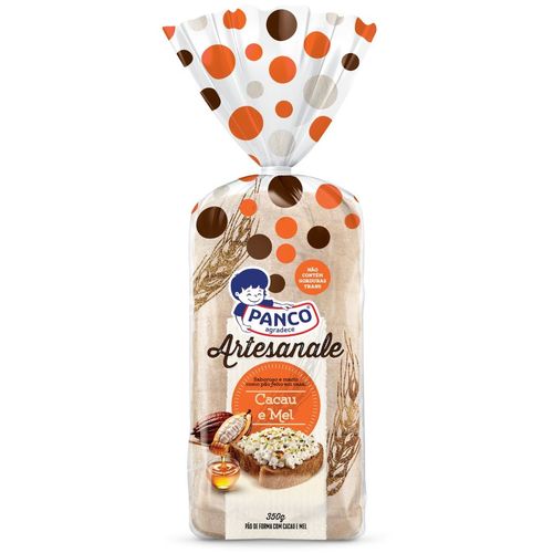 Pao Panco Artesanale Cacau e Mel 350G