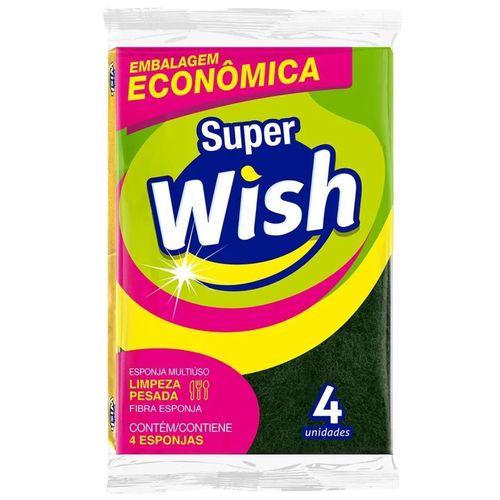 Esponja Wish Embalagem Economica L4P3