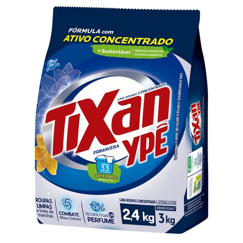 Detergente Em Pó Tixan Ype Primavera Sache 2,4KG