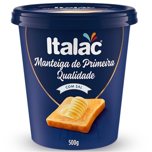 Manteiga Italac C/Sal 500G