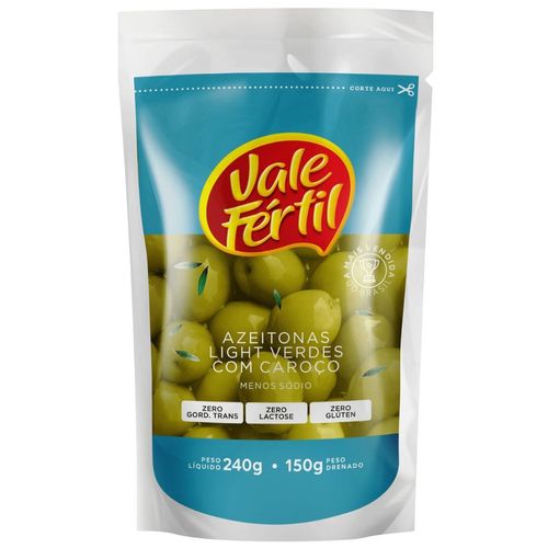 Azeitona Vale Fertil C/Caroco Light Sache 150G