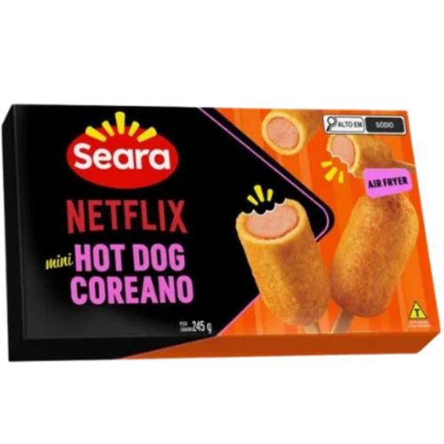 Mini Hot Dog Seara Coreano Netflix 245G
