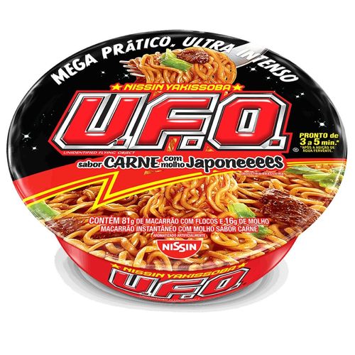 Yakissoba Nissin U.F.O. Carne com Molho Japones 97G
