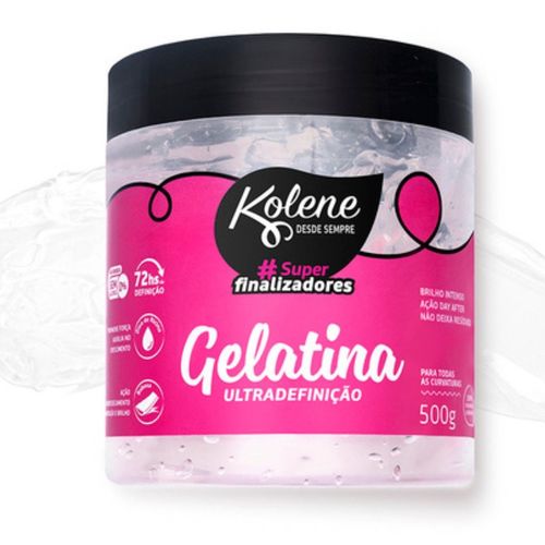 Gelatina Kolene Superfinalizadora Rosa 500G