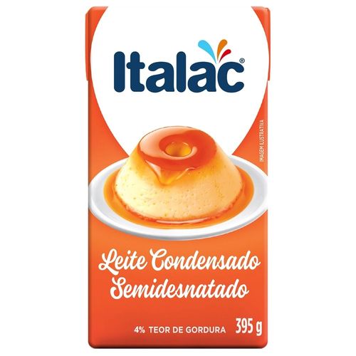 Leite Condensado Italac Semidesnatado TP 395G