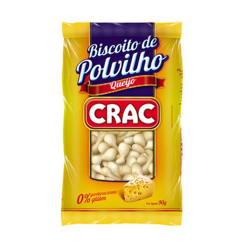Biscoito Polvilho Crac Queijo 80G