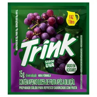 Refresco Em Po Trink Uva 15G
