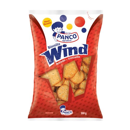 Biscoito Panco Salgadinho Wind 500G