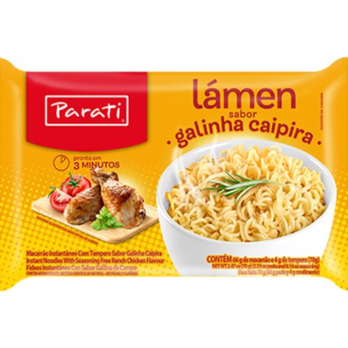 Macarrao Instantaneo Parati Galinha Caipira 70G