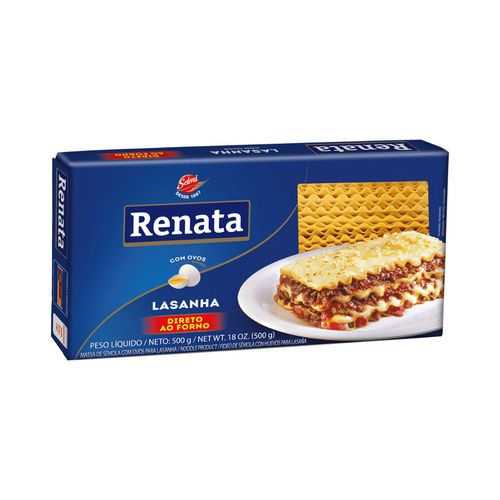 Lasanha Renata Com Ovos 500G