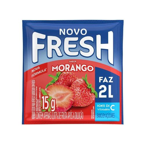 Refresco Em Po Fresh Morango 15G