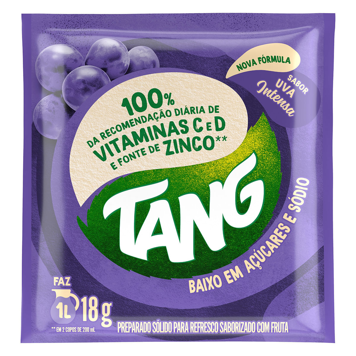 Refresco Em Po Tang Uva Intensa 25G