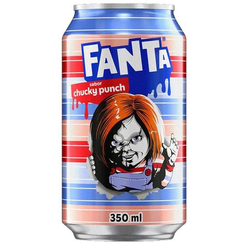 Refrigerante Fanta Misterio Chucky Punch LT 350ML
